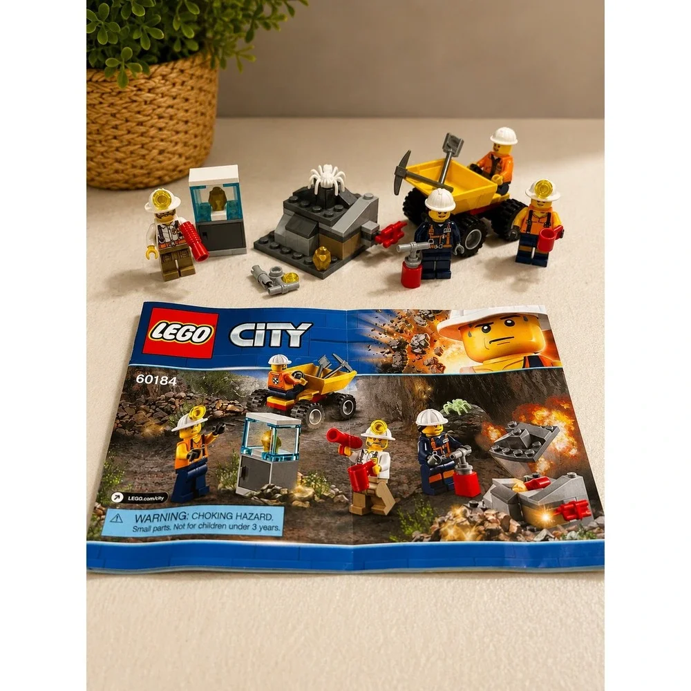 LEGO 60184 Mining Team City 100% Complete w/ Instructions Retired 2018
